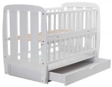 Ліжко Babyroom Кулька SH-03 маятник, ящик, відкидний бік, бук, сірий